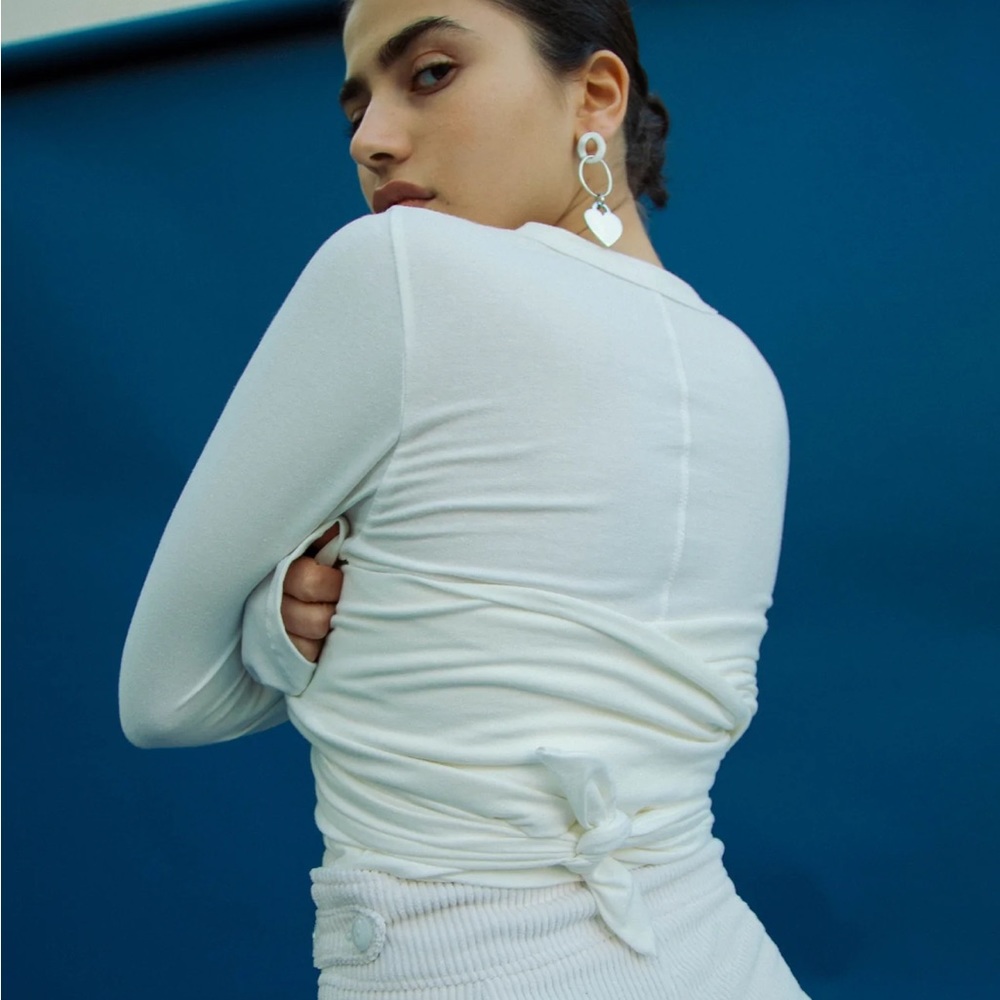The Line by K Wayne wrap top
